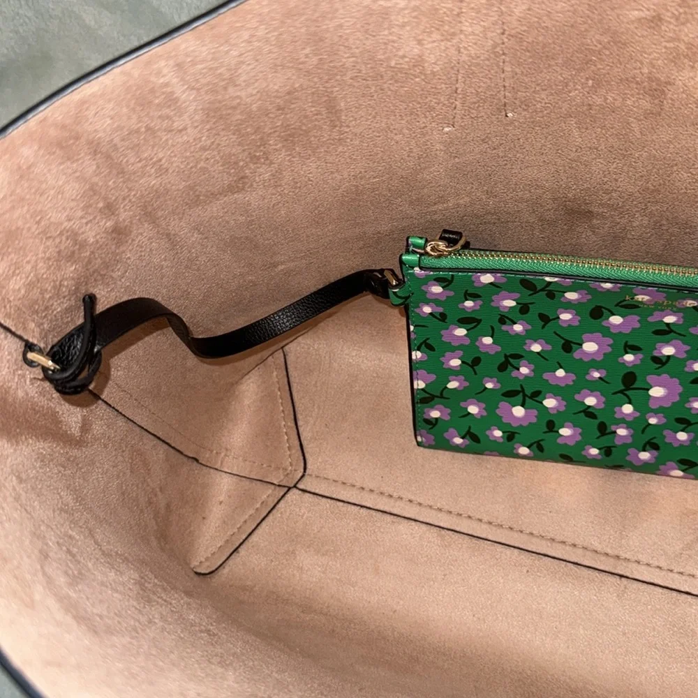 kate spade Green Multi Molly Party Floral Large Tote